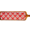 Bat Shaped Platter - Red Ikat Collection