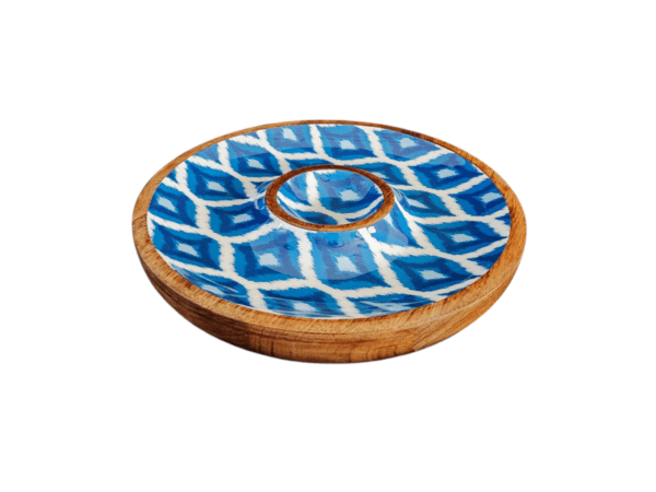 Chip & Dip Platter - Blue and White Collection