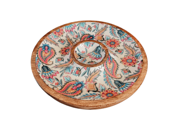 Chip & Dip Platter - Paisley Collection