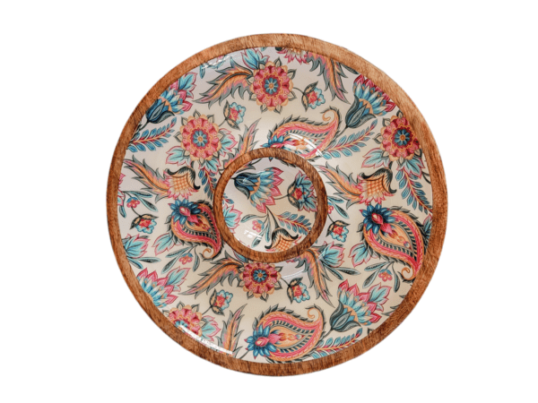 Chip & Dip Platter - Paisley Collection