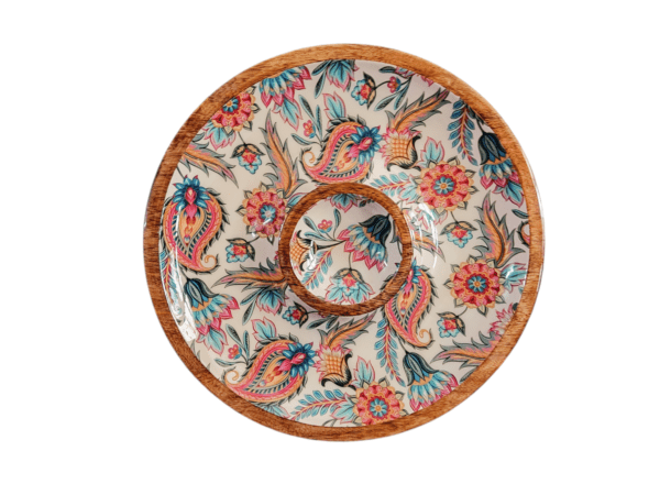 Chip & Dip Platter - Paisley Collection