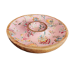 Chip & Dip Platter - Pink Paisley Collection