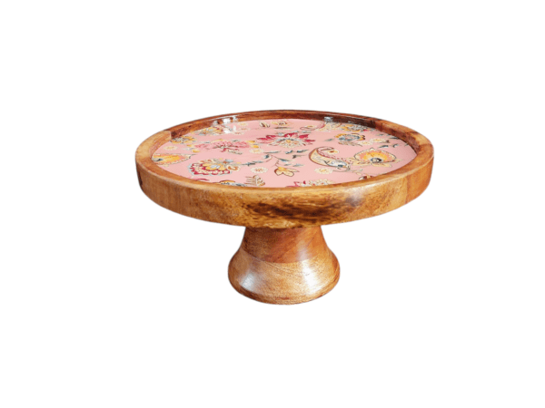 Cake Stand Set - Pink Paisley Collection