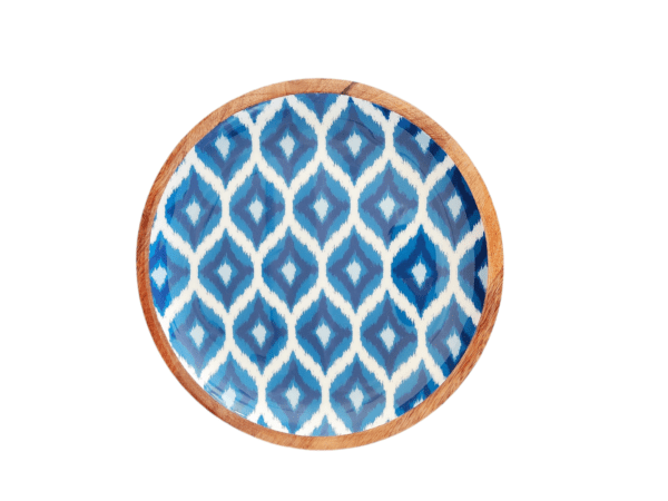 Round Platter - Blue and White Collection