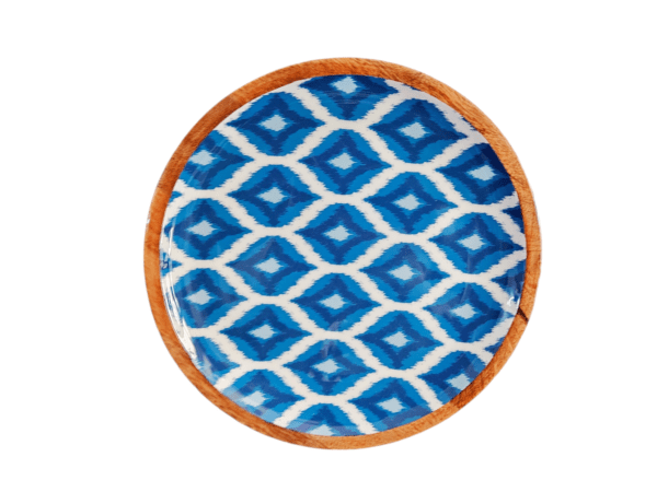 Round Platter - Blue and White Collection