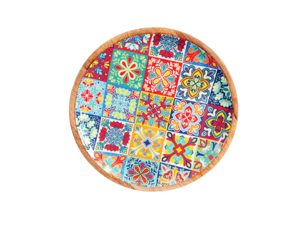 Round Platter - Peranakan Colorful Collection