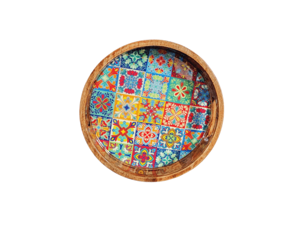 Round Tray - Peranakan Colorful Collection - 10''