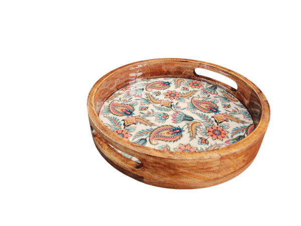 Round Tray - Paisley Collection - 10''