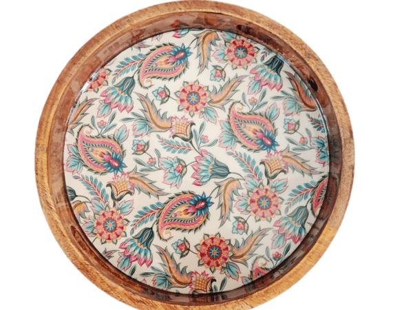 Round Tray - Paisley Collection - 10''