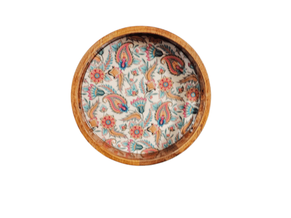 Round Tray - Paisley Collection - 10''