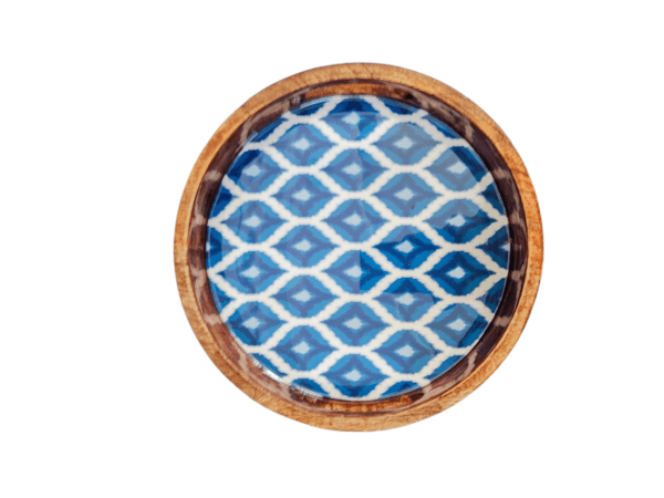 Round Tray - Blue and White Collection - 10''