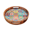 Round Tray - Peranakan Colorful Collection - 12''