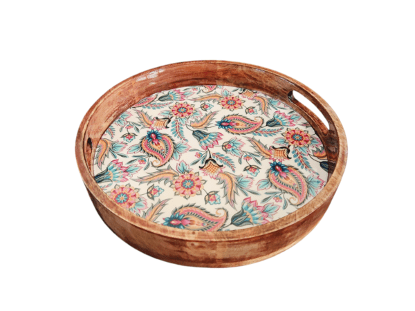 Round Tray - Paisley Collection - 12''